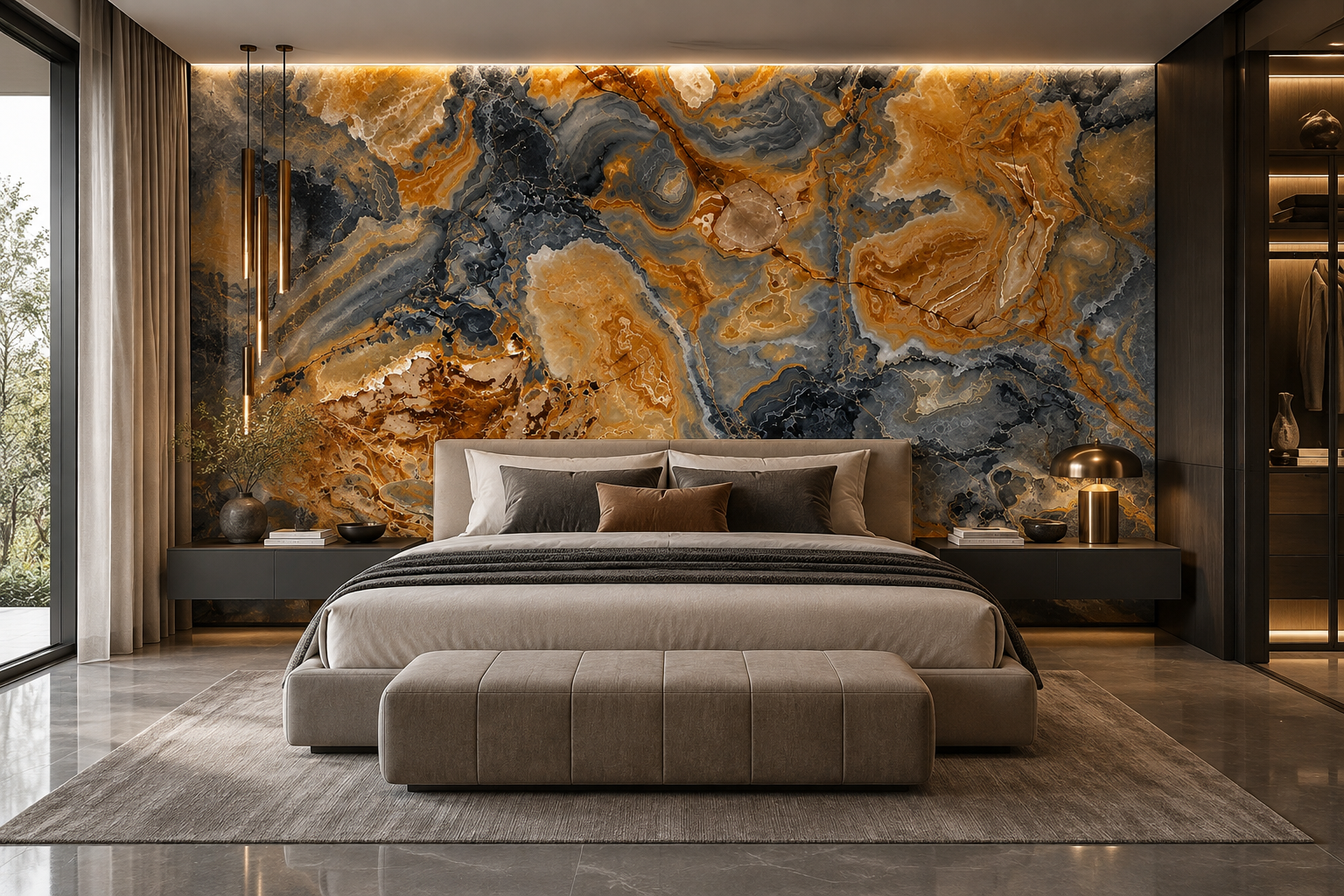 Persian Blue Onyx application