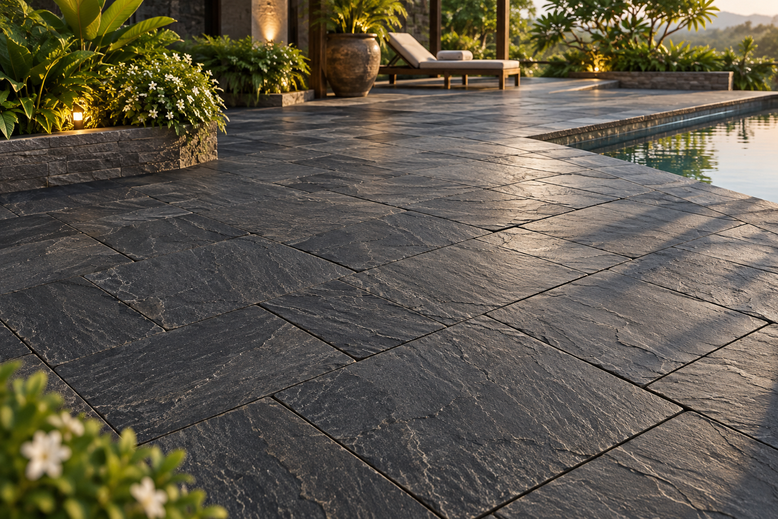 Sagar Black Sandstone application